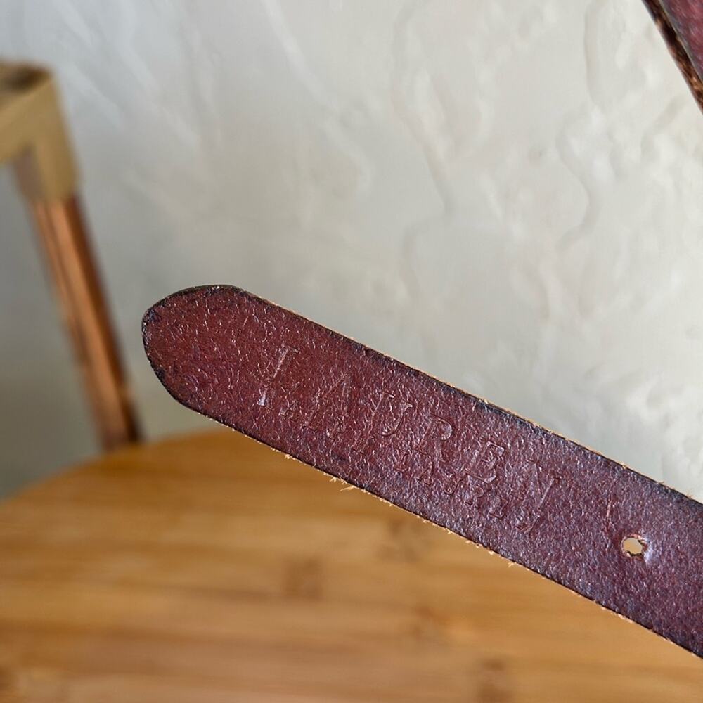 Ralph Lauren Brown Leather Belt - Picture 4 of 7